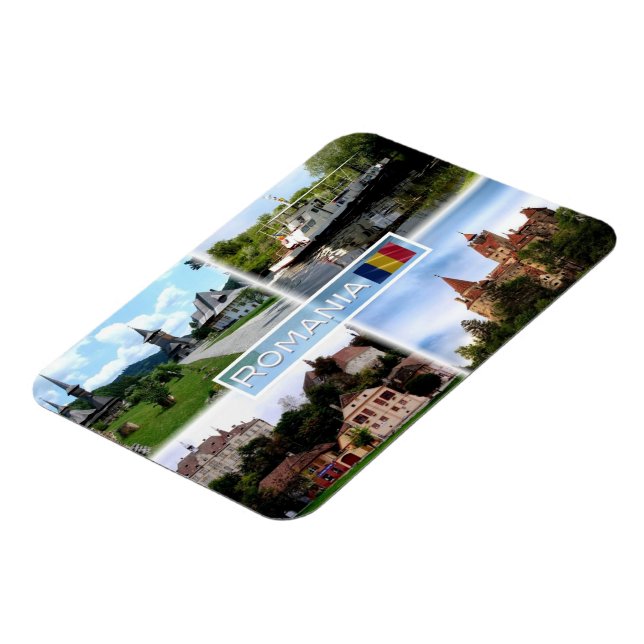 Magnet Flexible Monastère RO Barsana - Delta du Danube - Sighisoar (Côté Gauche)