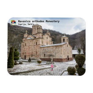 Magnet Flexible MONASTÈRES SERBES - Monastère de Ravanica 2