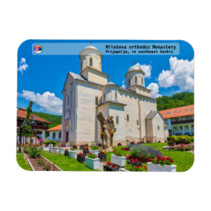 Magnet Flexible MONASTÈRES SERBES - Monastère Mileševa 2