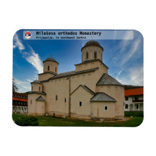 Magnet Flexible MONASTÈRES SERBES - Monastère orthodoxe de Milešev