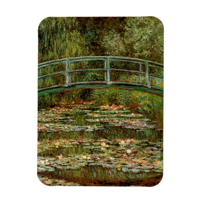 Magnet Flexible Monet French Japanese Bridge Art (Vertical)