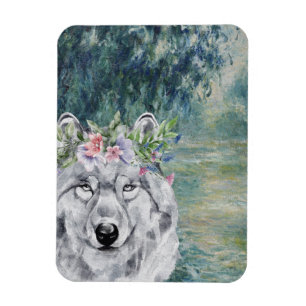 Magnet Flexible Monet Morning Seine et Grey Wolf