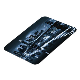 Magnet Flexible Monochrome New York Skyline