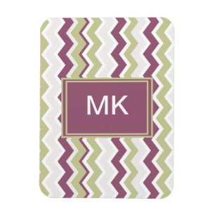 Magnet Flexible Monogramme Chevron Brick