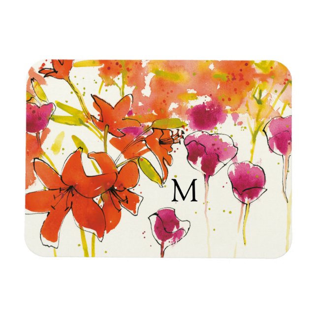 Magnet Flexible Monogramme | La Plum de Patty (Horizontal)