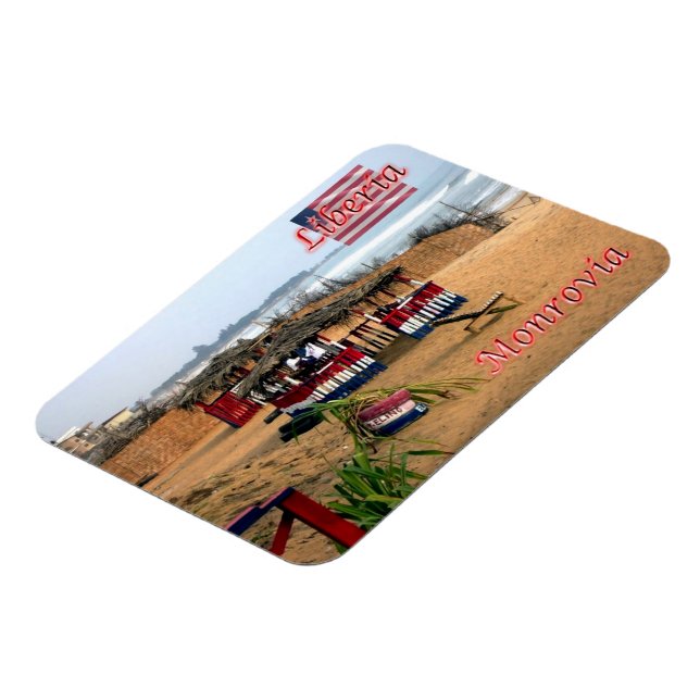 Magnet Flexible Monrovia - Liberia - Panorama - (Côté Gauche)