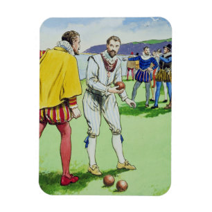 Magnet Flexible Monsieur Francis Drake (1540/3-96) jouant des