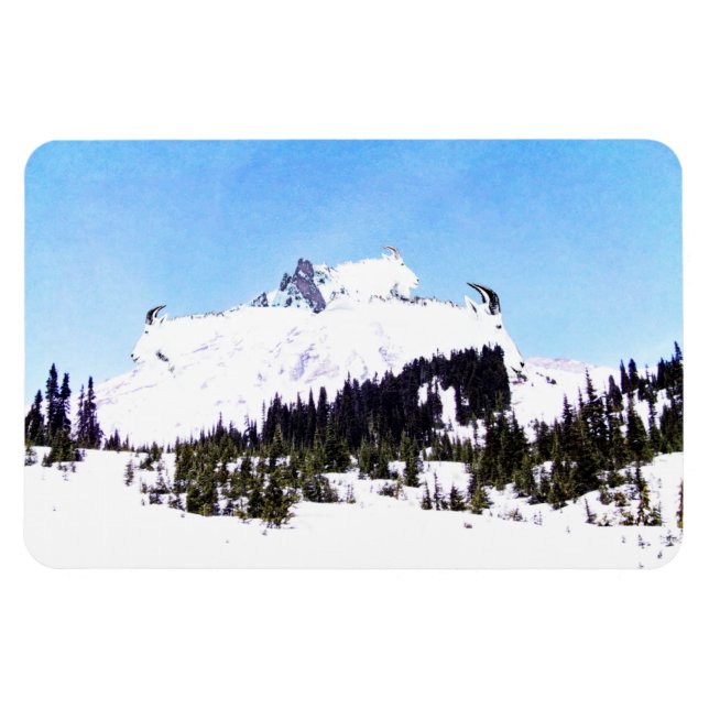 Magnet Flexible Montagne de chèvres (Horizontal)