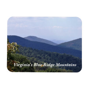 Magnet Flexible Montagnes Blue Ridge en Virginie