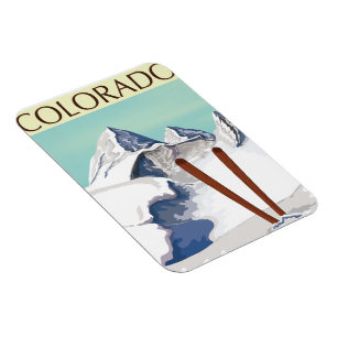 Magnet Flexible Montagnes de ski