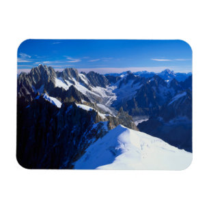 Magnet Flexible Montagnes Mont Blanc, Alpes européennes