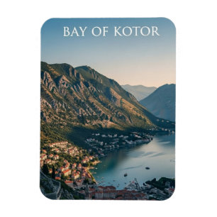 Magnet Flexible Monténégro Baie de Kotor Voyage