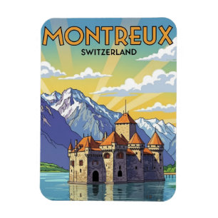 Magnet Flexible Montreux Suisse Château de Chillon