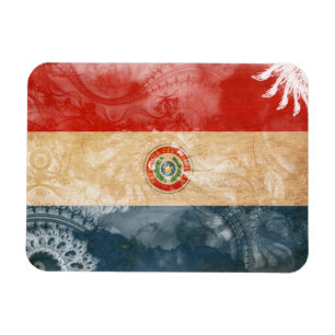 Magnet Flexible Montrez votre fierté du Paraguay !