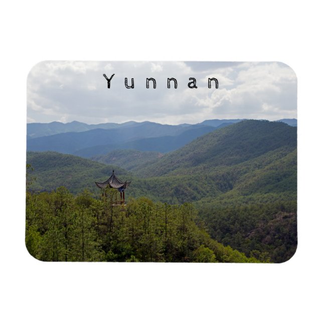 Magnet Flexible Monts Yunnan, Shaxi, Yunnan - Chine (Horizontal)