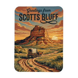 Magnet Flexible Monument national de Scotts Bluff États-Unis