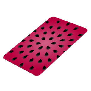 Magnet Flexible Morceau de pastèque rouge avec graines