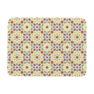 Magnet Flexible Mosaïque géométrique d'arabesques du Maroc
