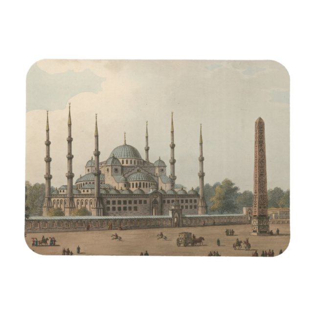 Magnet Flexible Mosquée Bleue du Sultan Ahmed, Istanbul, Turquie (Horizontal)