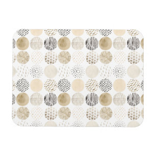 Magnet Flexible Motif abstrait de cercle de neutre