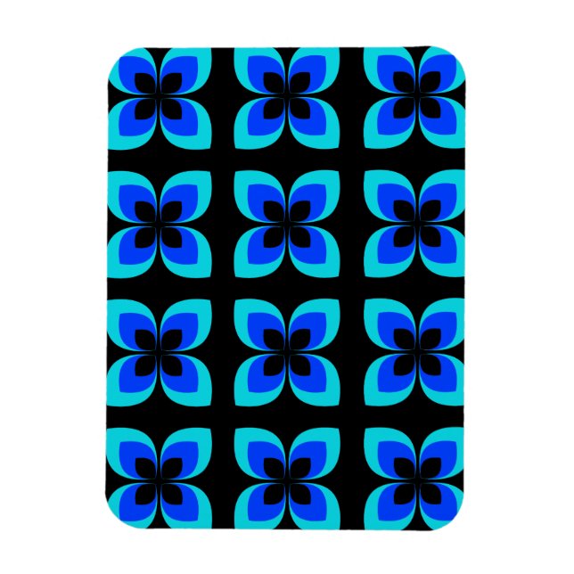 Magnet Flexible Motif Bleu Bleu Bleu Bleu Deux Lumineux (Vertical)