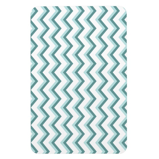 Magnet Flexible Motif Chevron ZigZag dans Mint Green (Vertical)