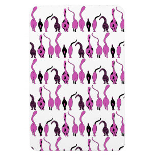 Magnet Flexible Motif de boutons de chats violets