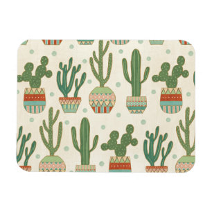Magnet Flexible Motif de cactus d'étape de Geo de sud-ouest