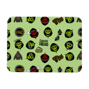 Magnet Flexible Motif de Croc Emoji de tueur du peloton   de