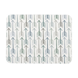 Magnet Flexible Motif de flèche d'envie de voyager d'aquarelle