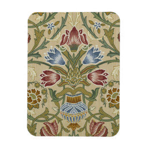Magnet Flexible Motif de papier peint floral brocart de William Mo