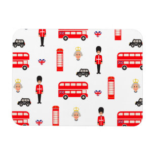 Magnet Flexible Motif de symboles de l'Angleterre