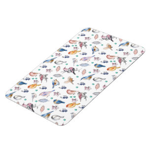 Magnet Flexible Motif des oiseaux de printemps