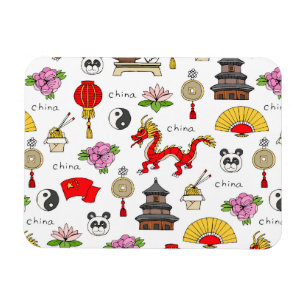 Magnet Flexible Motif des symboles chinois