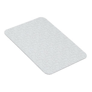 Magnet Flexible Motif floral géométrique gris clair