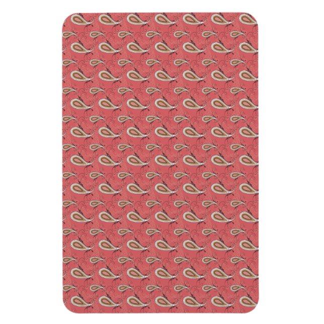 Magnet Flexible Motif Foxglove Petal Paisley (Vertical)