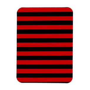 Magnet Flexible Motif Gras noir et rouge