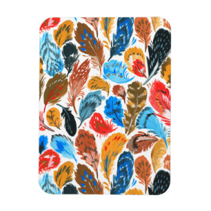 Magnet Flexible Motif lumineux avec plumes d'oiseaux
