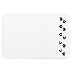 Magnet Flexible Motif mâle, pattes de chien, Empreintes de pattes,