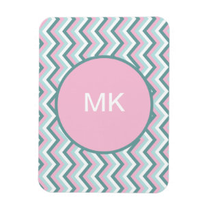 Magnet Flexible Motif Ocean Mist Chevron
