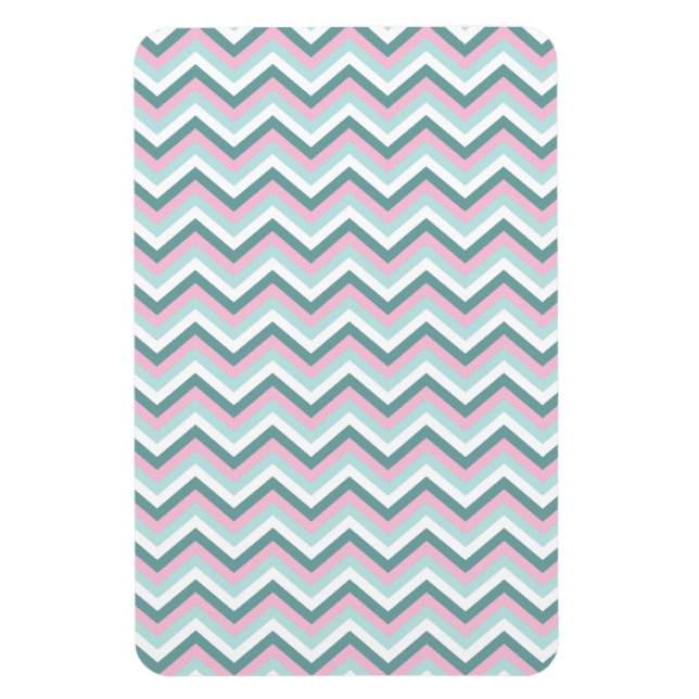 Magnet Flexible Motif Ocean Mist Chevron (Vertical)