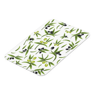 Magnet Flexible Motif Olive Vintage