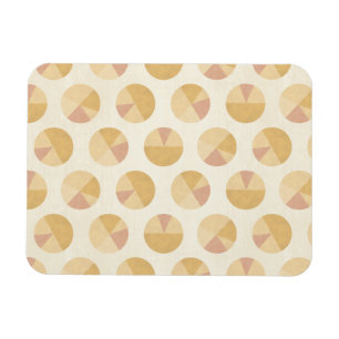 Magnet Flexible Motif orange de cercle d'étape   de Geo de