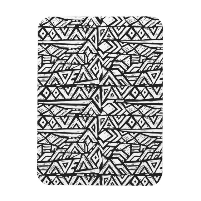 Magnet Flexible Motif tribal artistique inspiré (Vertical)