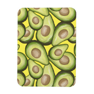 Magnet Flexible Motif Vegan Avocado frais et gourmand
