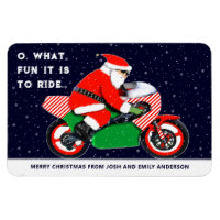 Motorcycle Motorcycliste Cartes de Noël