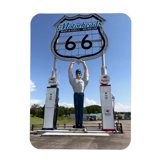 Magnet Flexible MotorHeads Bar & Grill, Musée (Vertical)