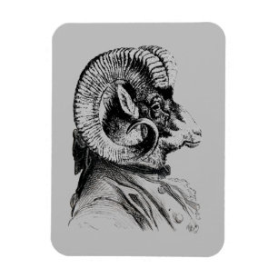 Magnet Flexible Mouton Bighorn En Costume