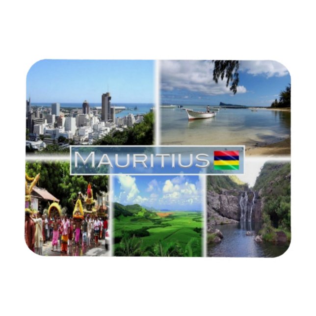 Magnet Flexible MU Maurice - Port Louis - (Horizontal)
