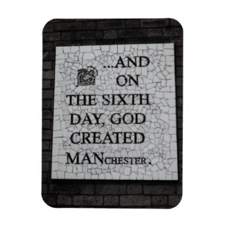 Magnet Flexible Murale original de Manchester "Le Sixième Jour"